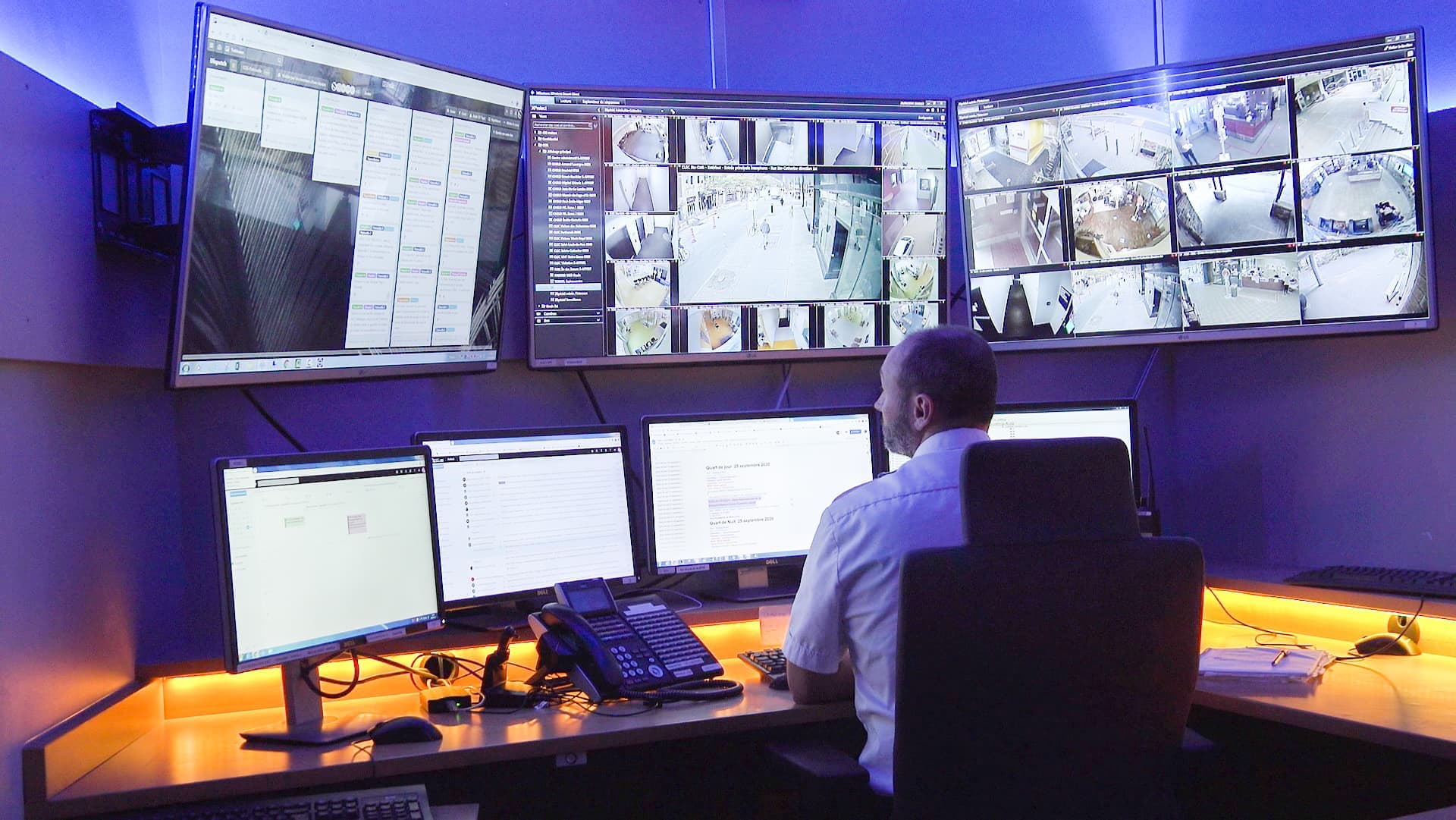 Le Centre de contrôle de la sécurité du Centre intégré universitaire de santé et de services sociaux du Centre-Sud-de-l’Île-de-Montréal a été mis en alerte après l’arrivée de la patiente.