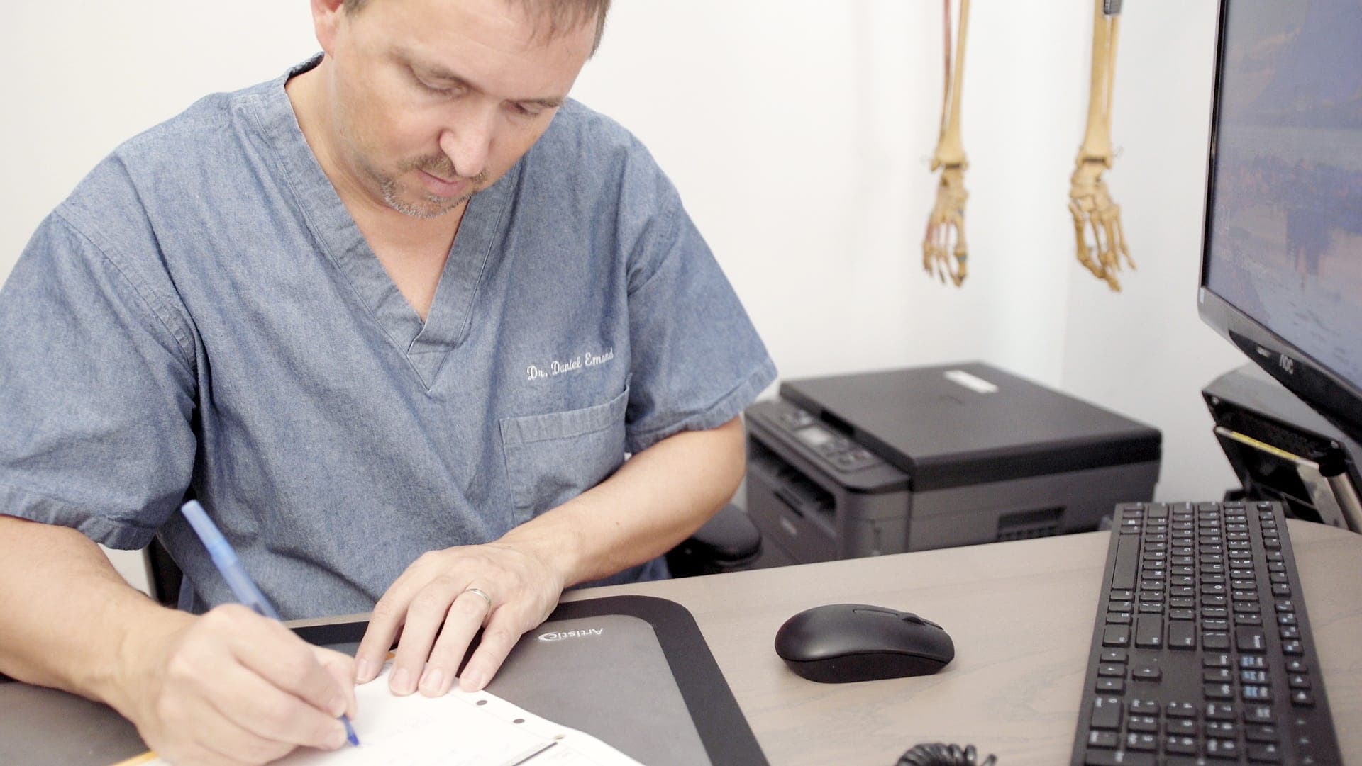 Le Dr Daniel Émond est le premier qui a vu la patiente.