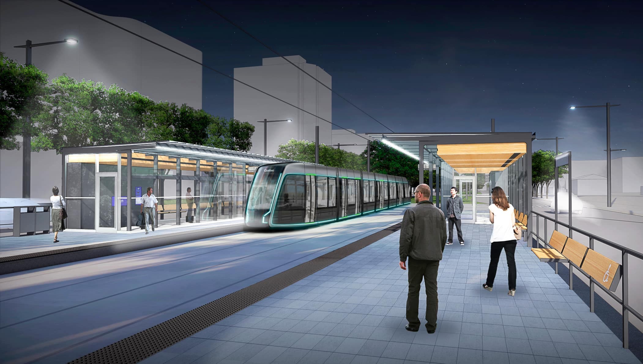 Le maire Régis Labeaume espère que le tracé final du tramway sera dévoilé d’ici la période des Fêtes. Le design des véhicules a été présenté le 20 novembre.