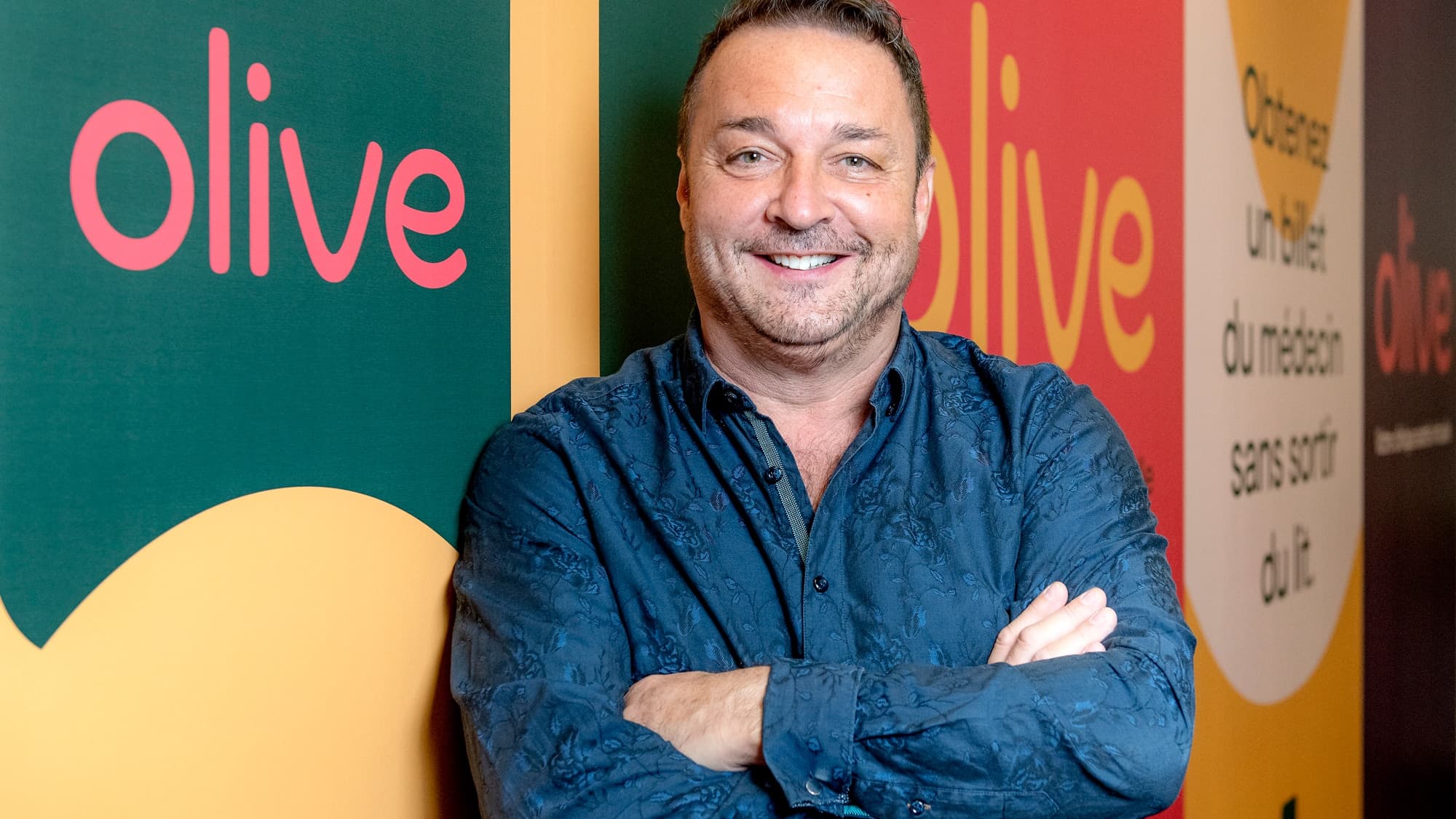 Stephan Huot, fondateur de Olive. Olive, un service de médecine au téléphone, 15$ par mois, un médecin dispo 24h sur 24h le jeudi 21 janvier 2021. CHANTAL POIRIER/LE JOURNAL DE MONTRÉAL