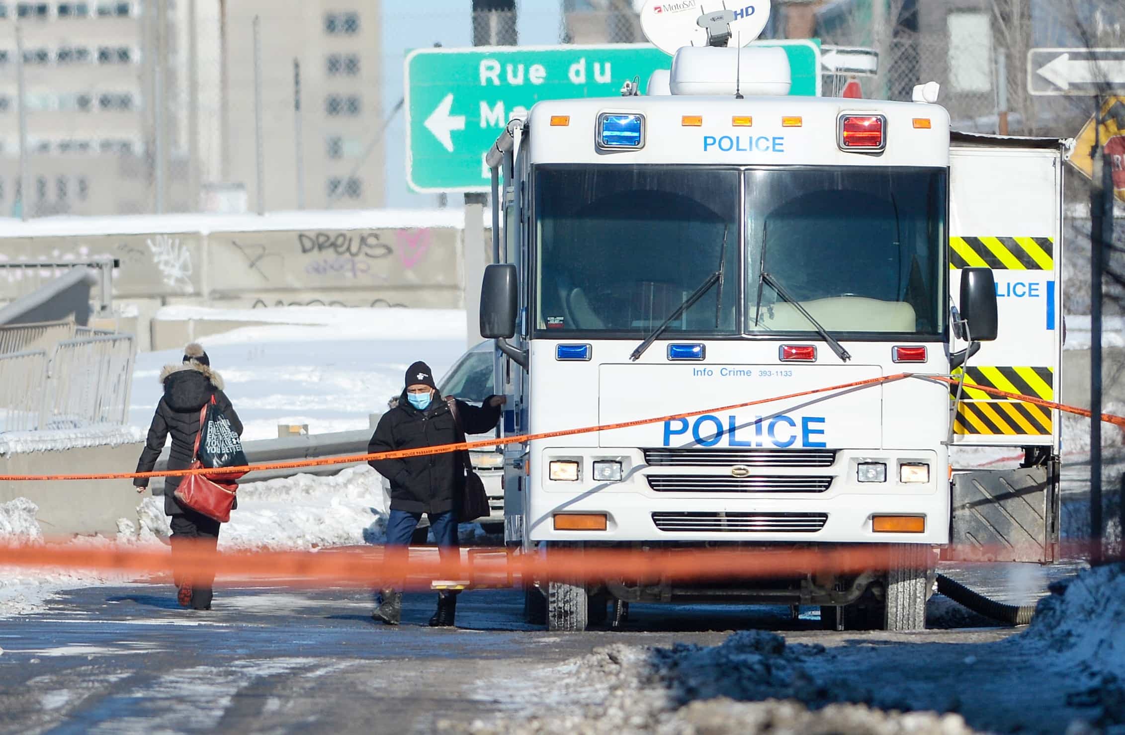 De nombreux enquêteurs avaient été déployés pour faire la lumière sur les événements survenus jeudi soir dernier, sur le boulevard Crémazie Ouest.