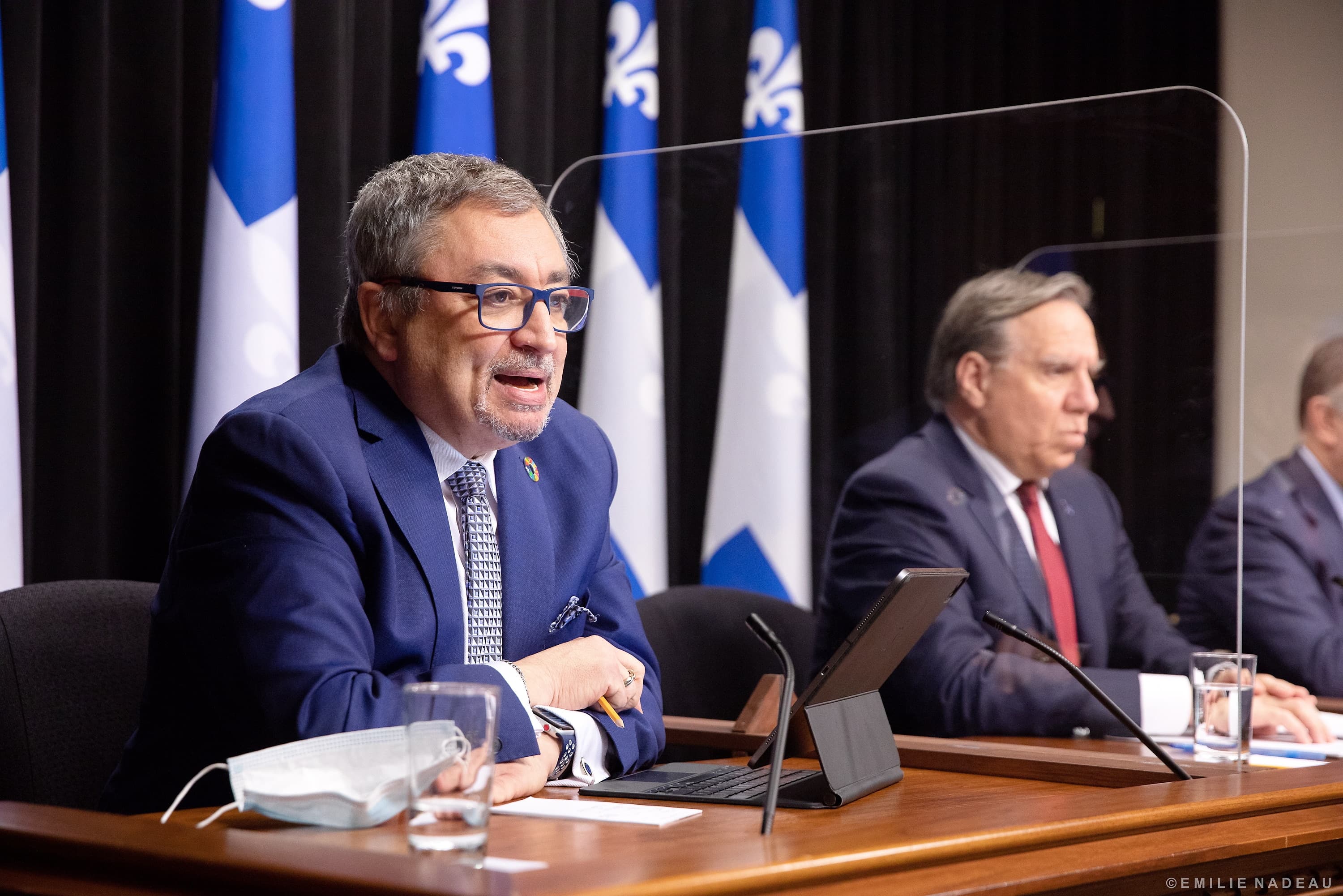 Horacio Arruda et François Legault