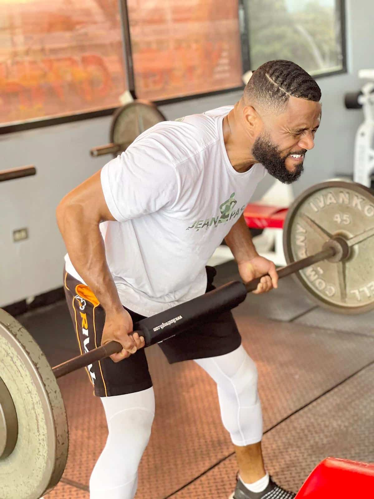 Jean Pascal à l’entraînement, à Porto Rico.