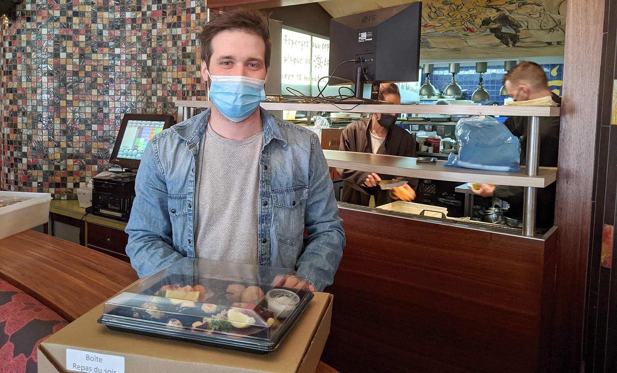 Charles-Antoine Authier, copropriétaire du restaurant Montego, s’estime privilégié pour l’appui monstre venu de sa clientèle.