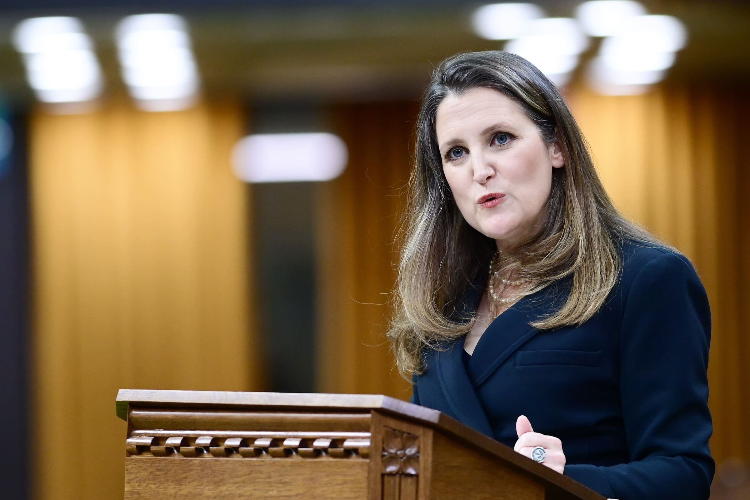 Chrystia Freeland.