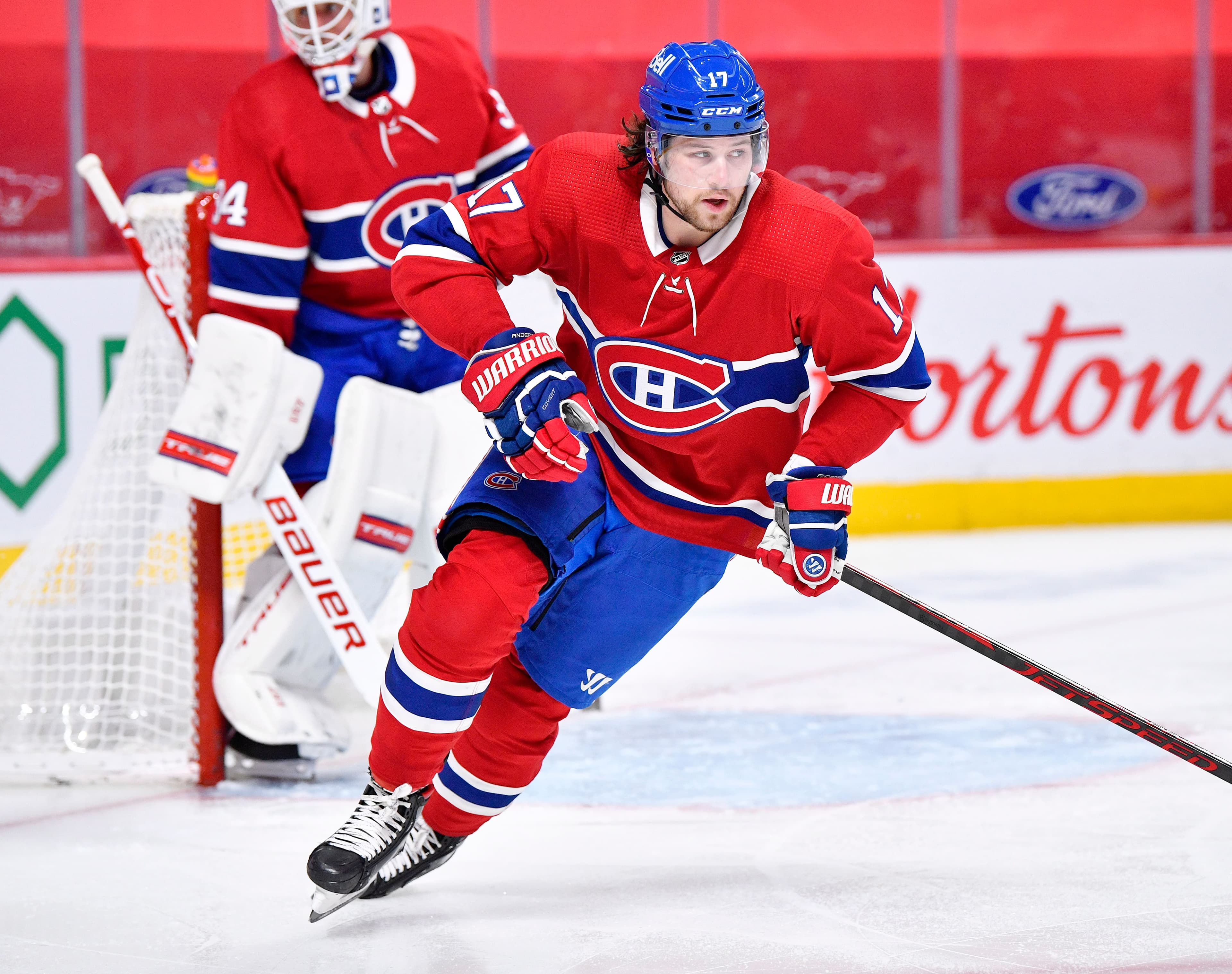 L’ailier du Canadien Josh Anderson est prêt à jouer physique dans la série face aux Leafs.