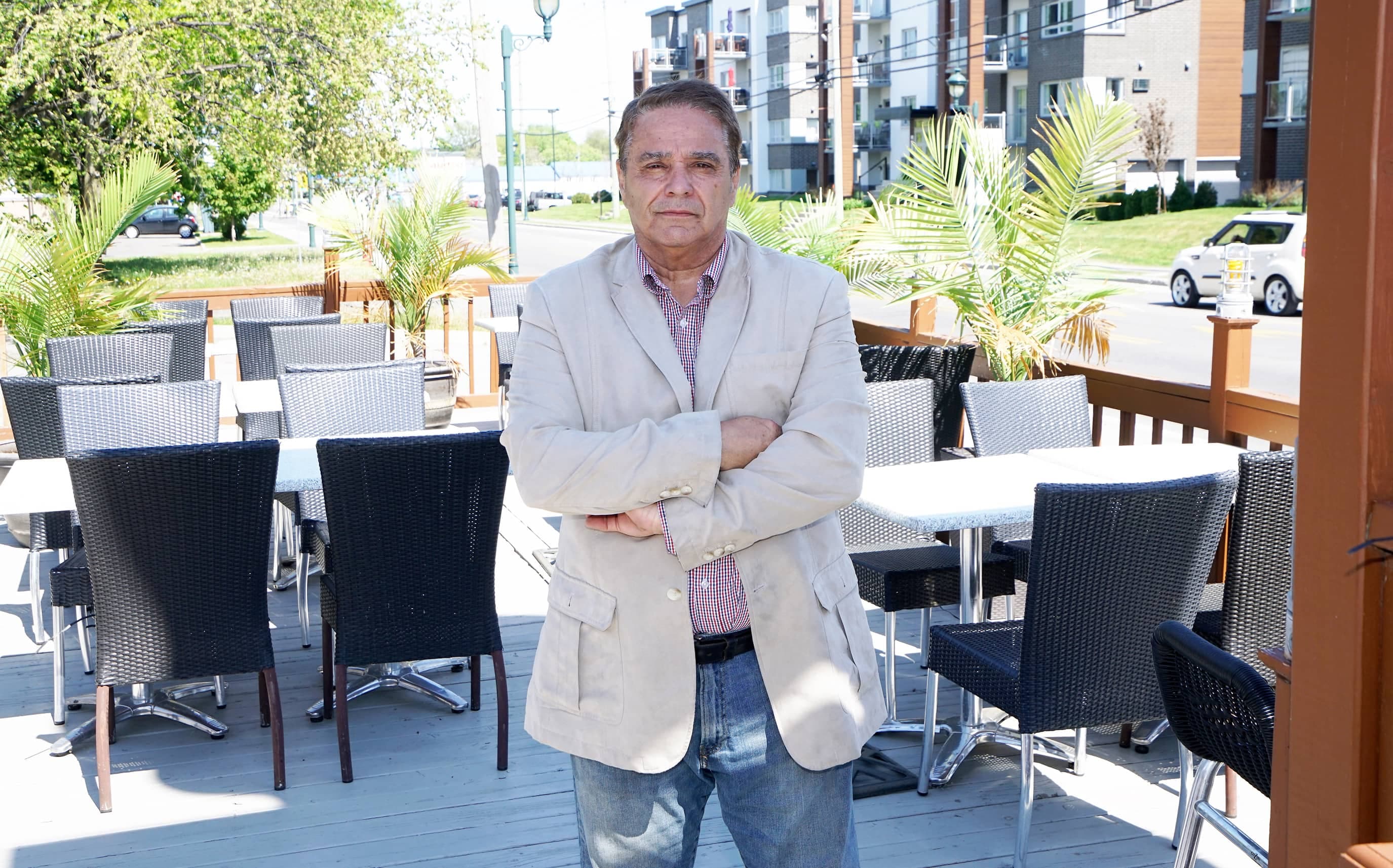 Renaud Poulin, du resto-bar La Chope.