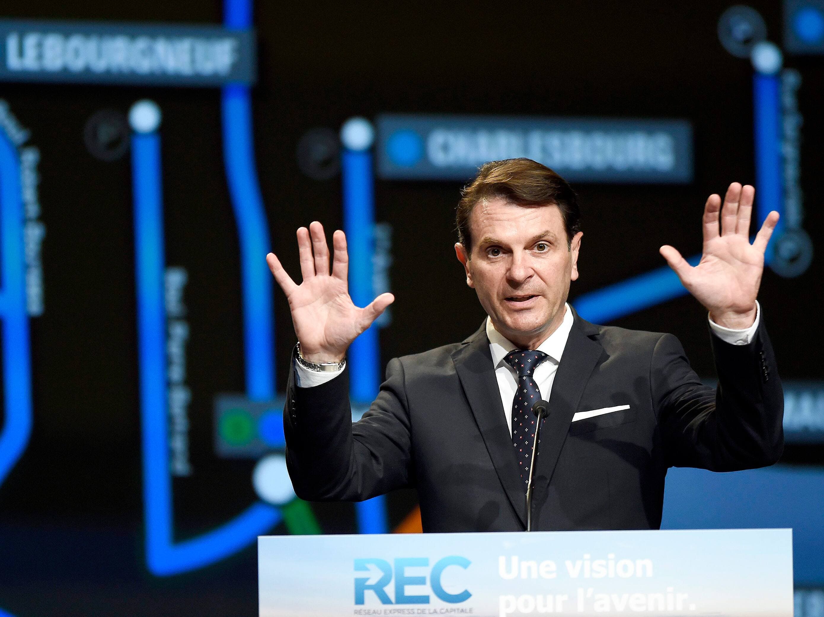 Le ministre des Transports François Bonnardel a participé à la présentation, lundi dernier, du projet de tunnel autoroutier de 8,3 km entre Québec et Lévis.