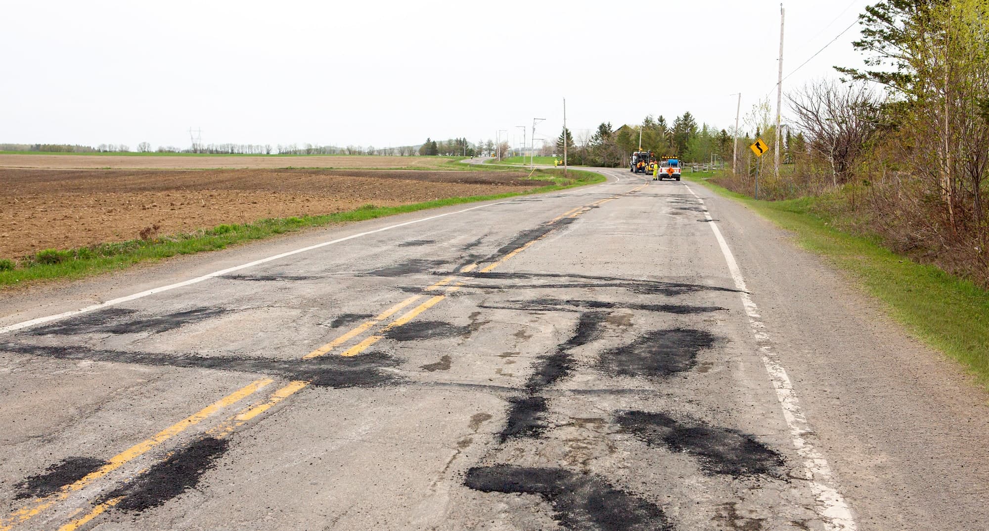 L’état lamentable du 3e Rang du Bic nécessite une refonte complète de la route, qui pourrait être faite en 2022 ou 2023.