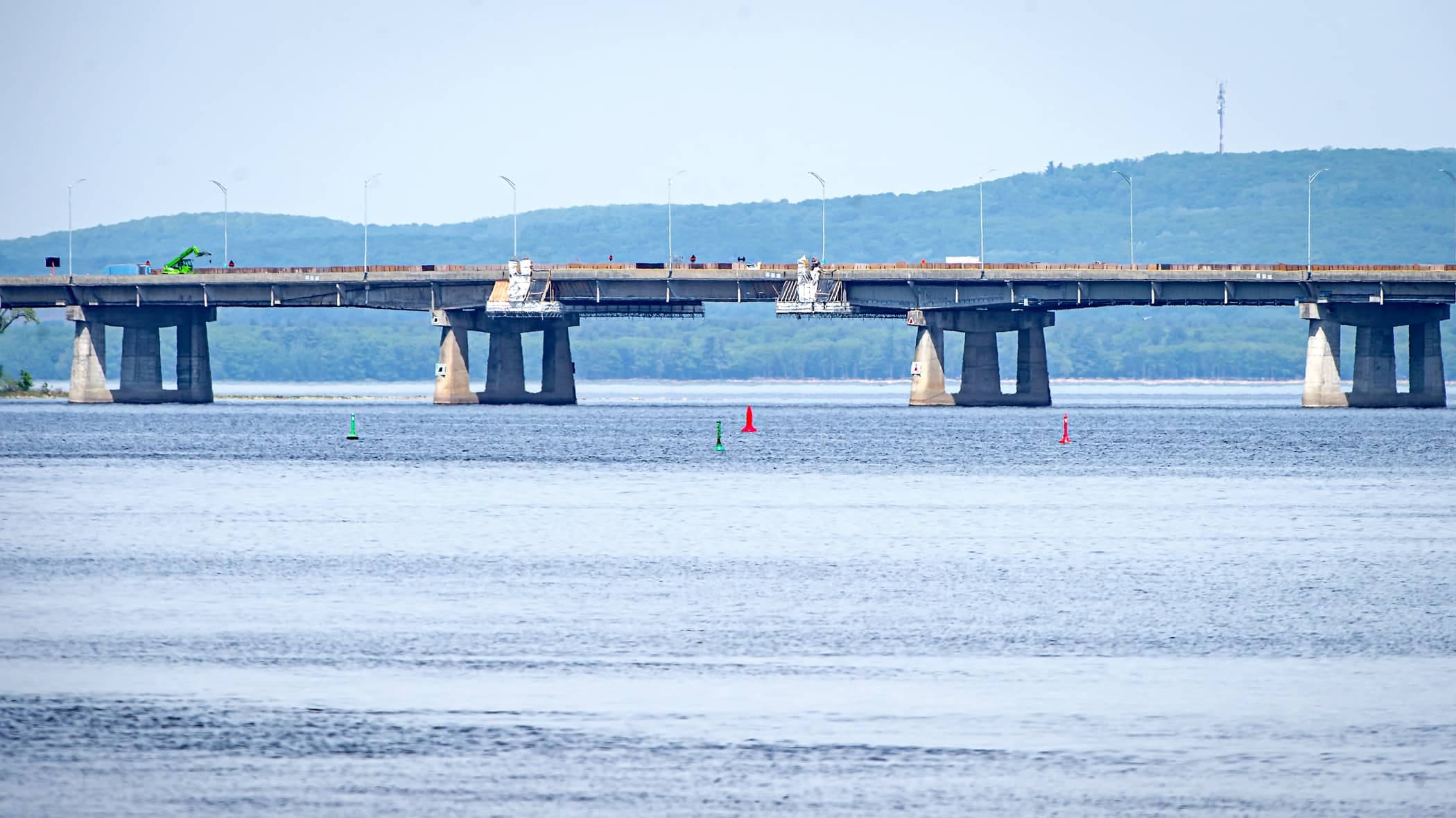 Le MTQ n’était pas en mesure de dire, vendredi, pendant combien de temps le pont de l’Île-aux-Tourtes restera complètement fermé à la circulation.