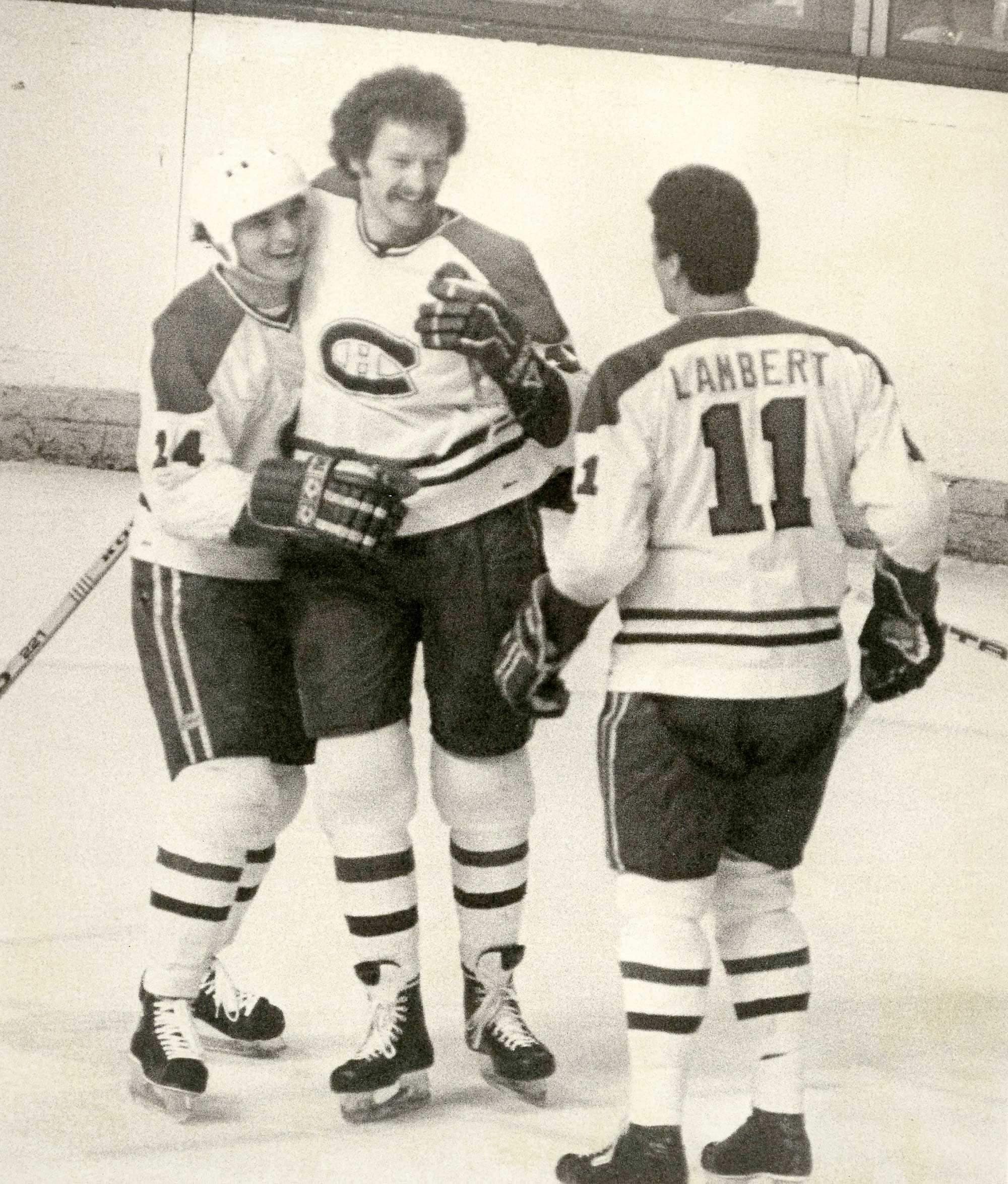 Mario Tremblay, Larry Robinson et Yvon Lambert ont été des artisans des conquêtes de la coupe Stanley par le Canadien au cours des années 1970.