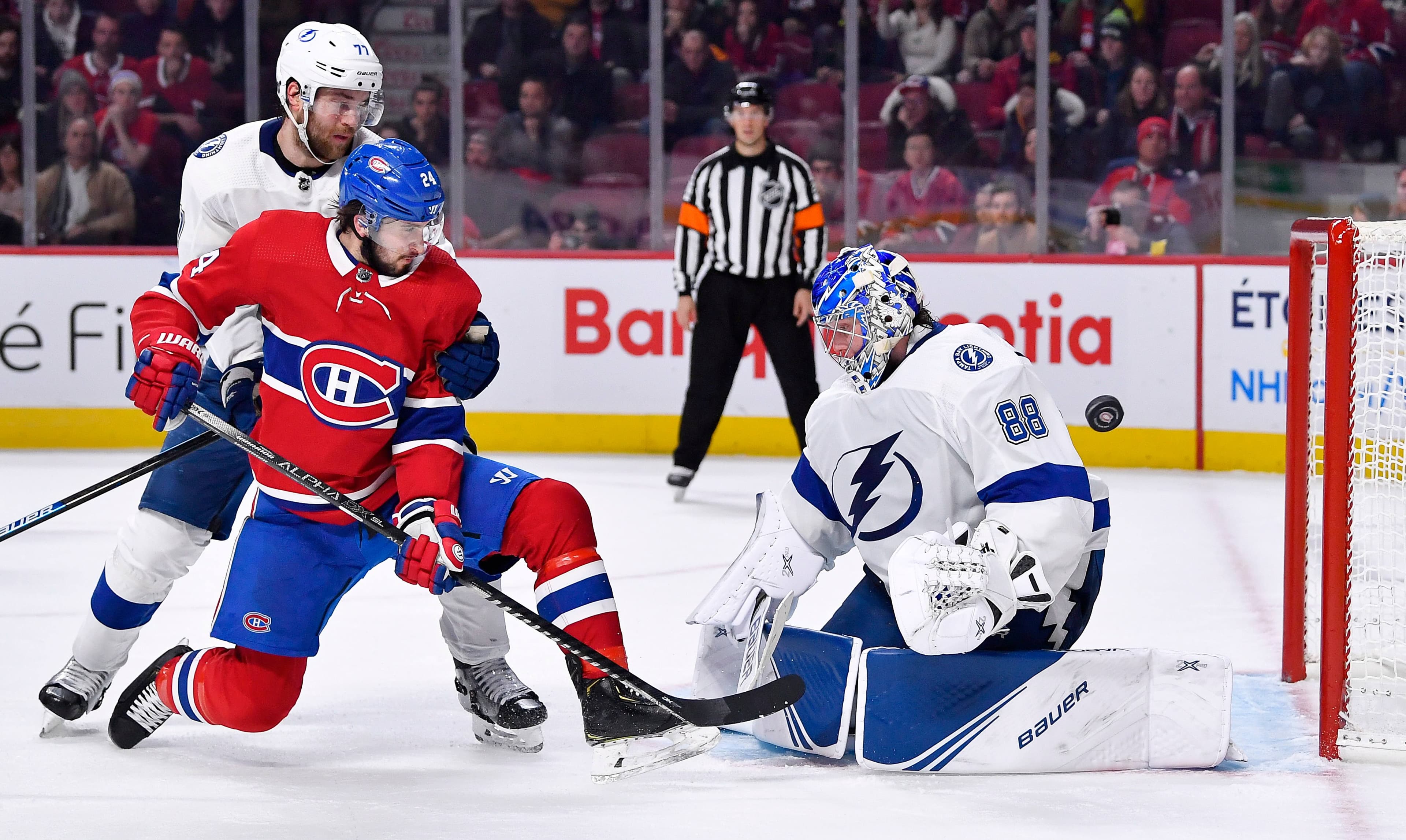 Phillip Danault va retrouver le gardien du Lightning Andrei Vasilevskiy dès lundi soir.