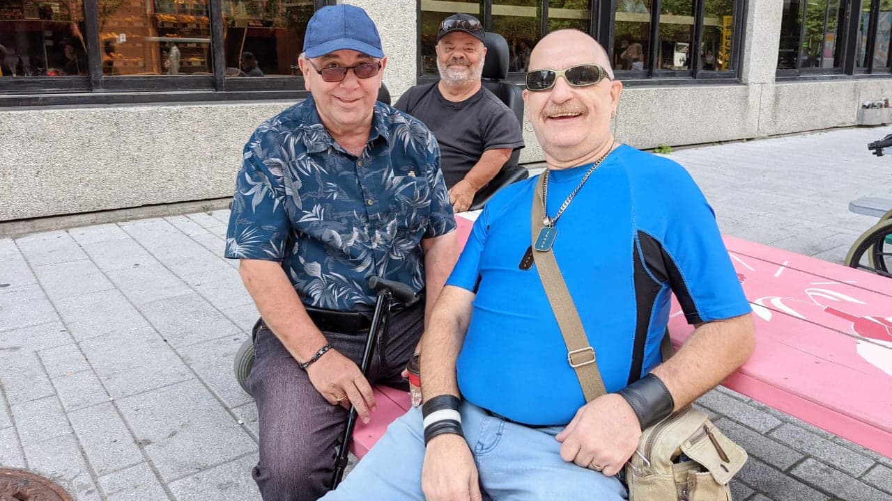 De gauche à droite : René Gougeon, Christian Bellerive et Jean-Claude Viau.