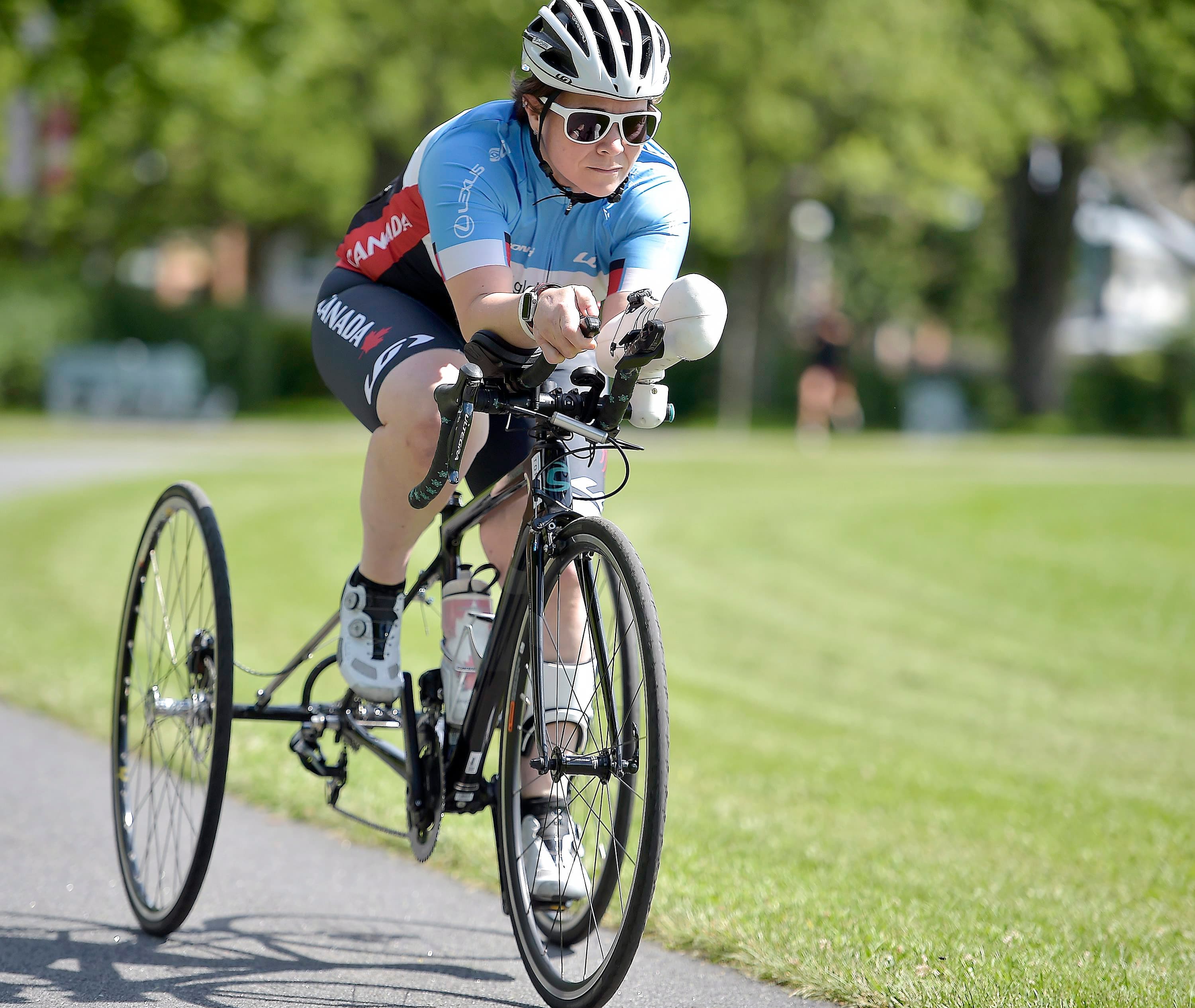 La paracycliste de 42 ans Marie-Ève Croteau a comme objectif de monter sur le podium lors des prochains Jeux de Tokyo.