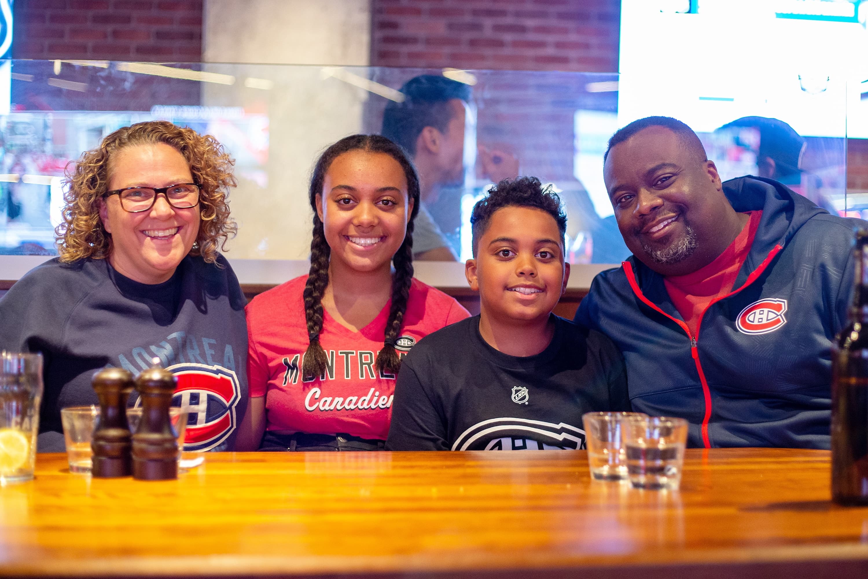 Carole, Jasmine, Archer et Mike Jean Baptiste