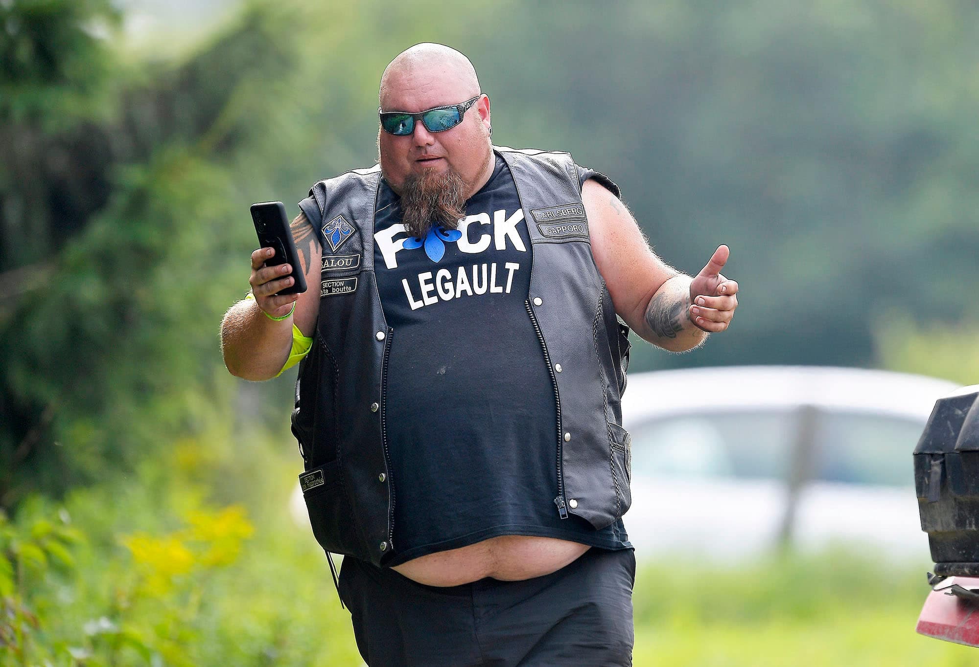 Des participants au Festival qui n’y vont pas par quatre chemins pour faire passer leur message.