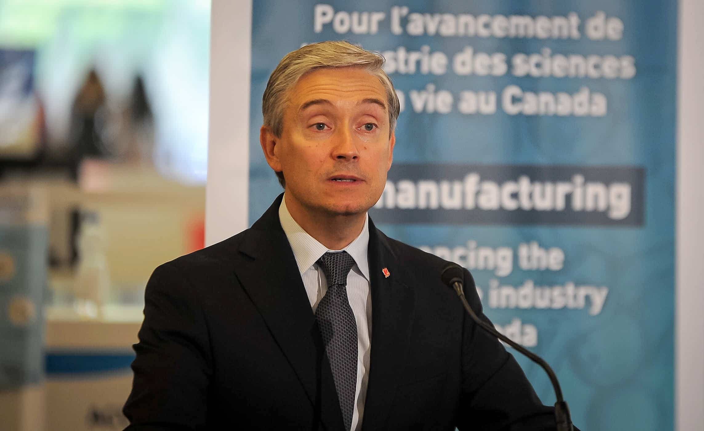 <strong>François-Philippe Champagne</strong> Ministre fédéral