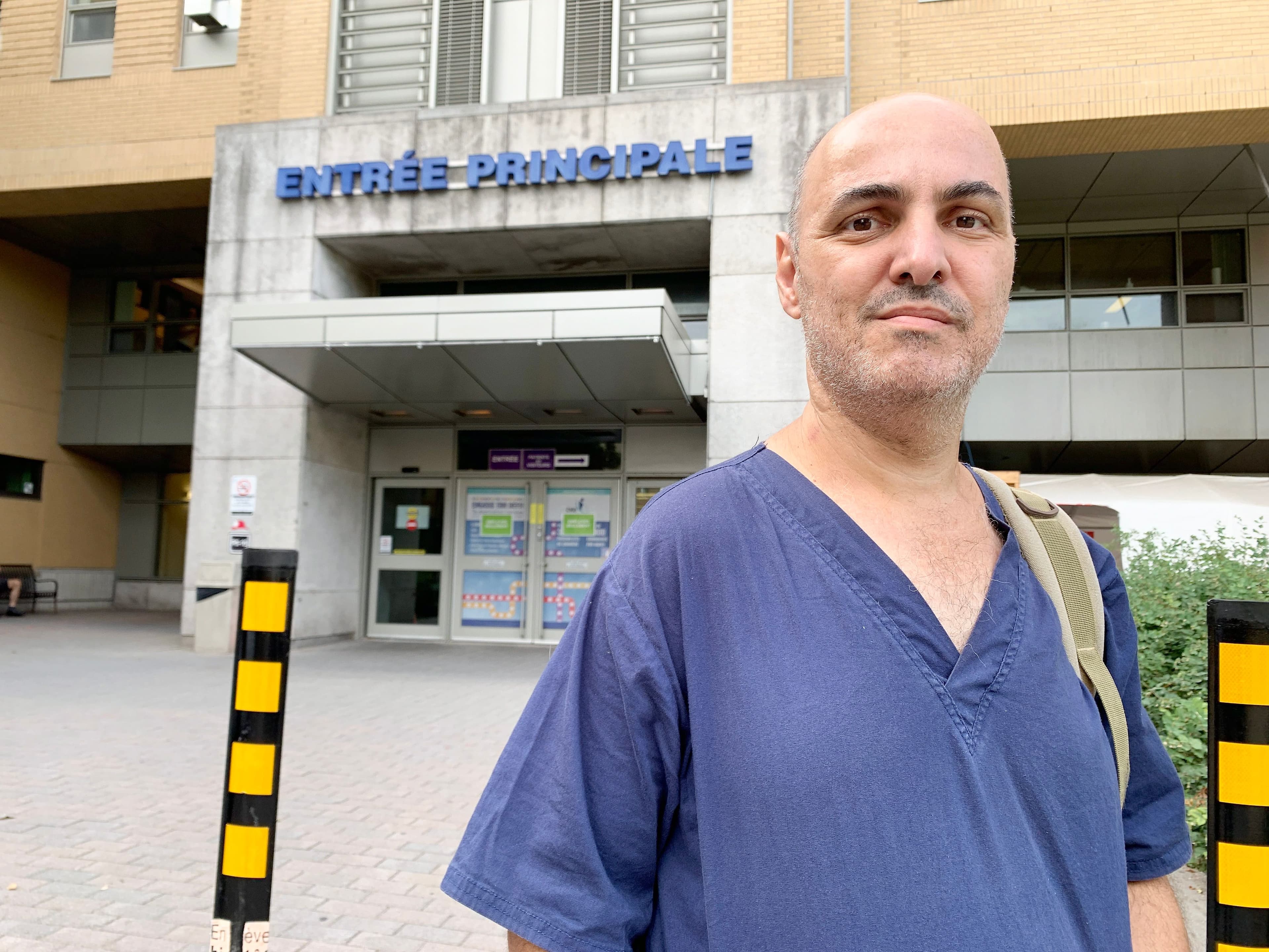 Vinicius Viera Careli, infirmier à l’Hôpital de l’Enfant-Jésus