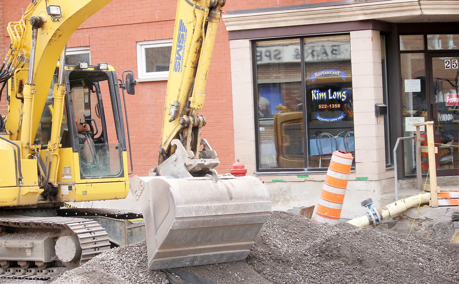 La phase un des travaux durera jusqu’en décembre.