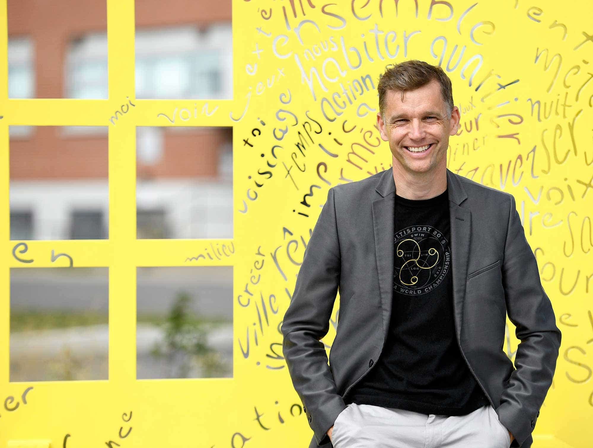 Le chef de Québec Forte et Fière, Bruno Marchand, a donné rendez-vous au Journal à la placette publique de la Bibliothèque Monique-Corriveau, à Sainte-Foy, hier, dans le cadre d’une longue entrevue.