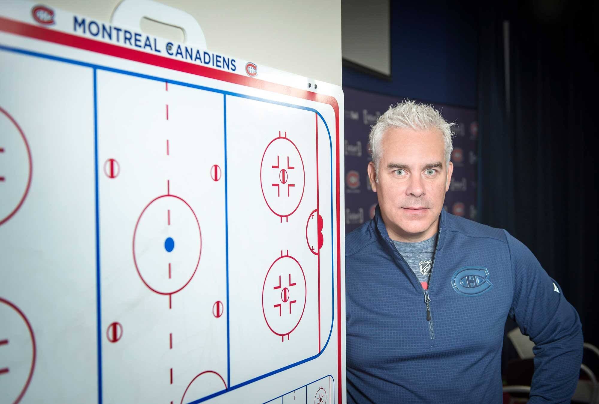 L’entraîneur-chef du Canadien, Dominique Ducharme, a échangé avec des journalistes, mercredi matin.