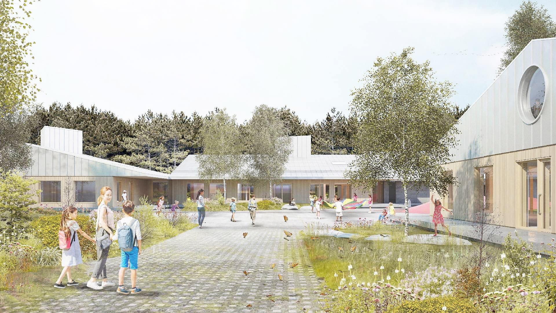 Une illustration du projet de Lab-École à Shefford.