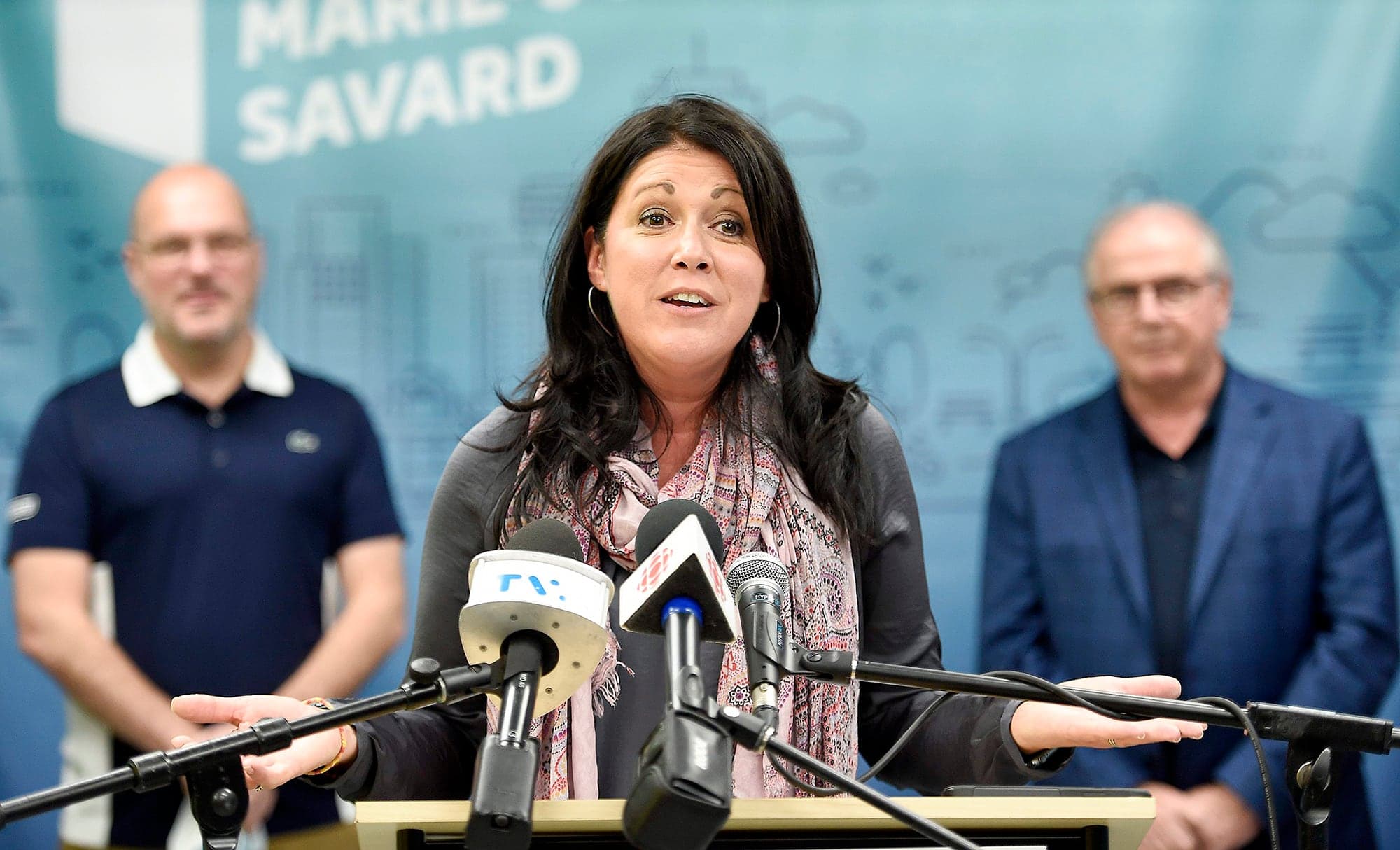 Marie-Josée
Savard.
Cheffe