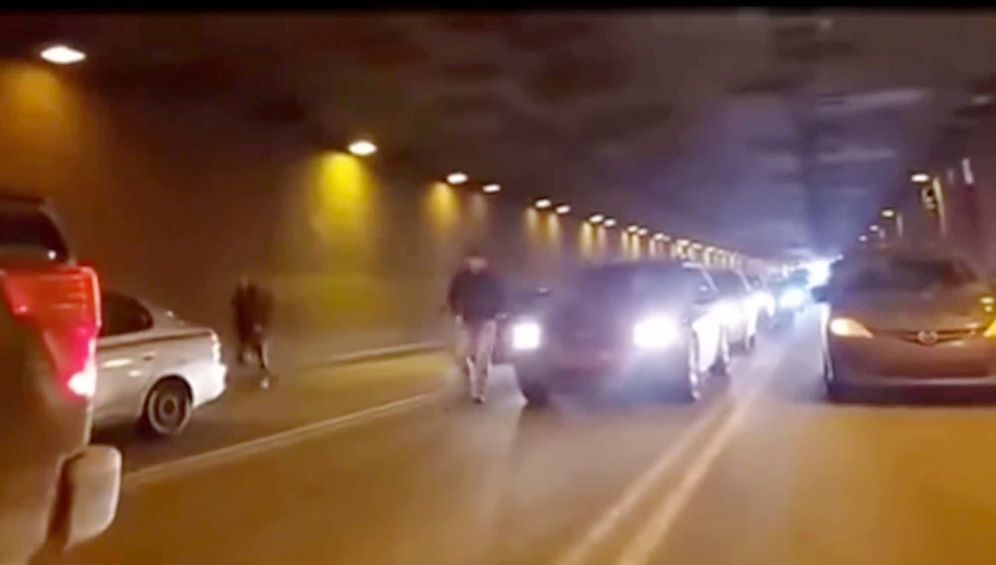 Des militants ont déjà bloqué le pont-tunnel Louis-Hippolyte-La Fontaine le 13 mars dernier.