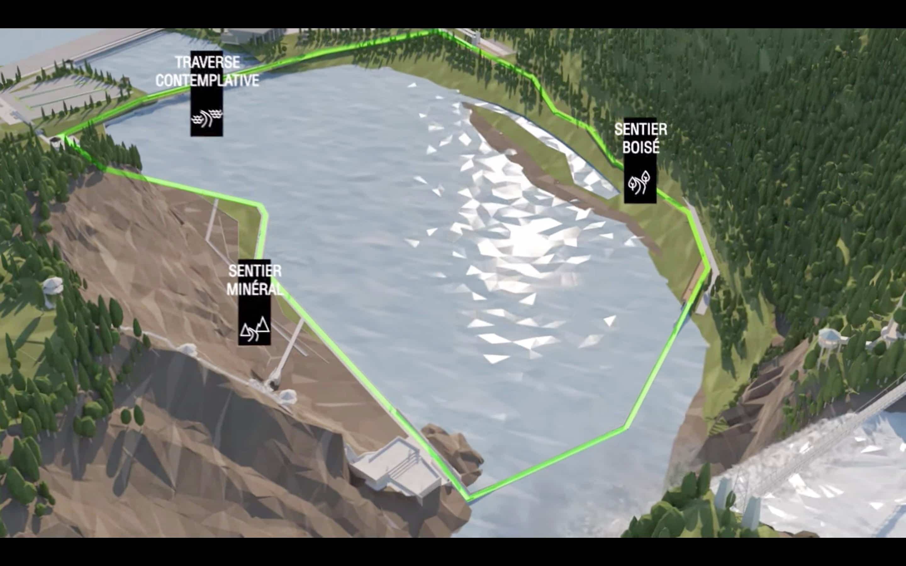À terme, le Parc de la Chute-Montmorency aura de nouvelles structures permettant au public de se réapproprier la chute.