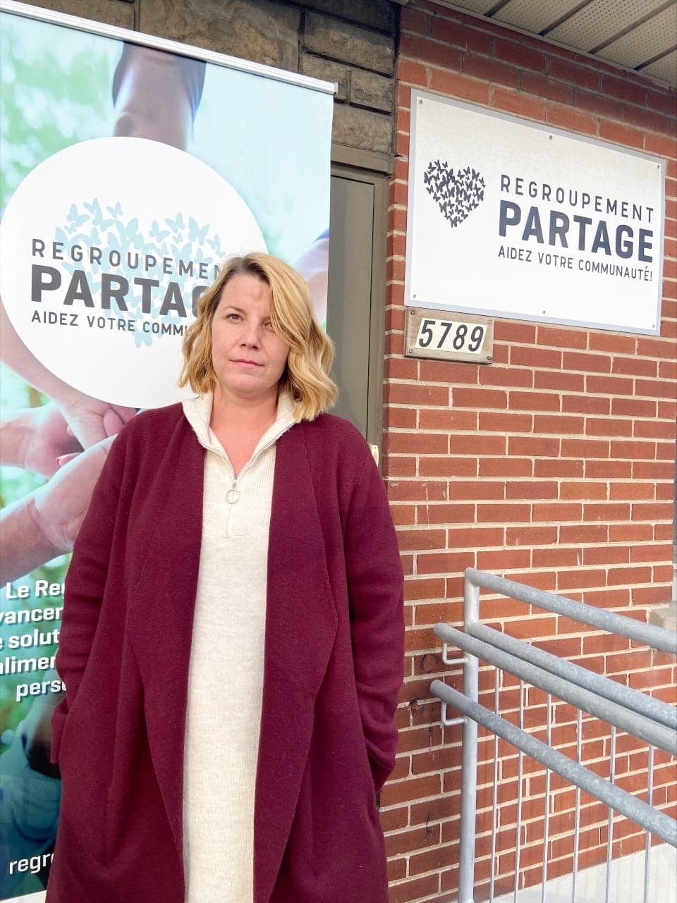 La directrice générale adjointe de l’organisme Regroupement Partage, Anne-Marie Éthier.