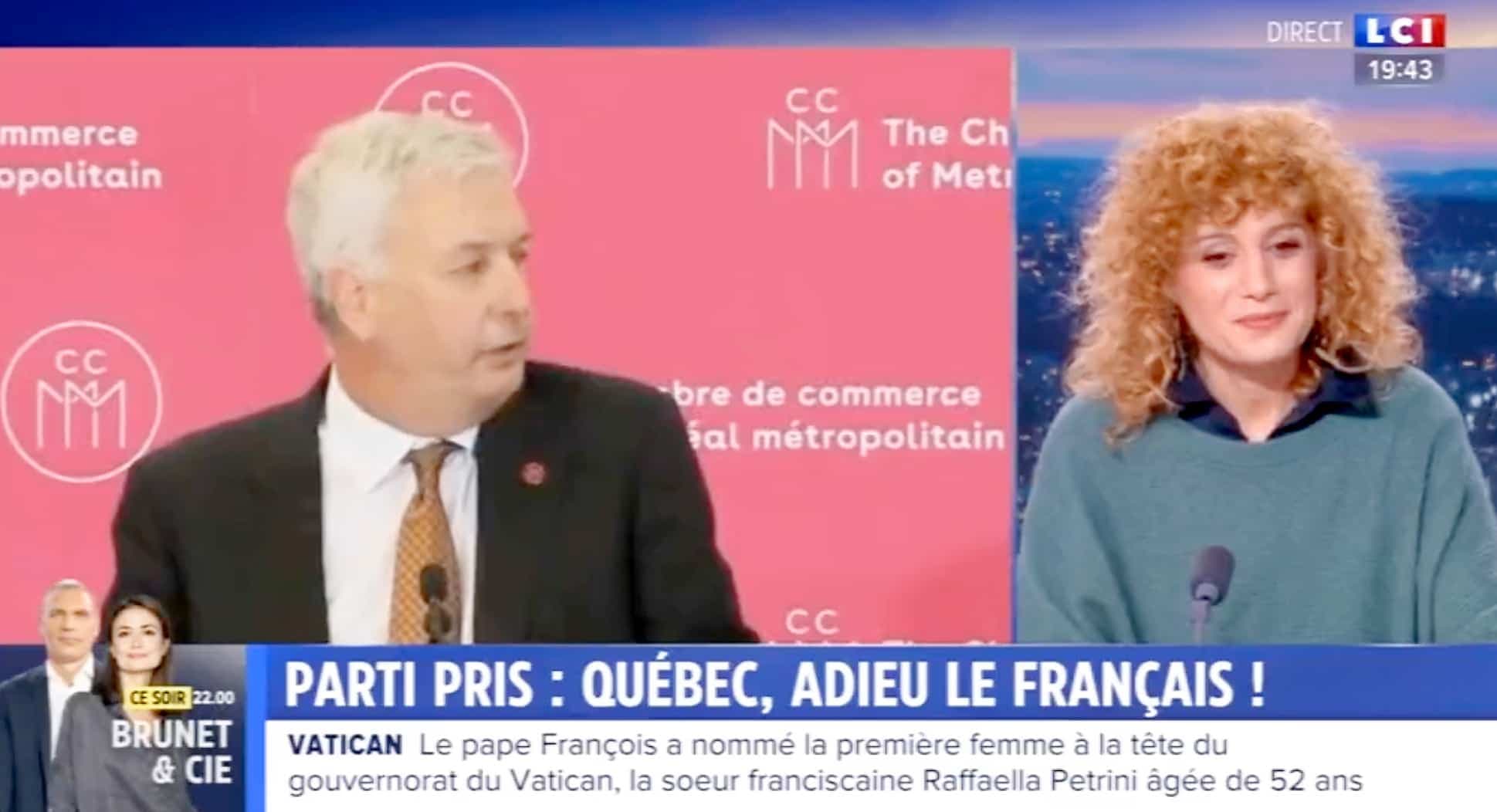 Segment de l’émission 24H Pujadas, en France