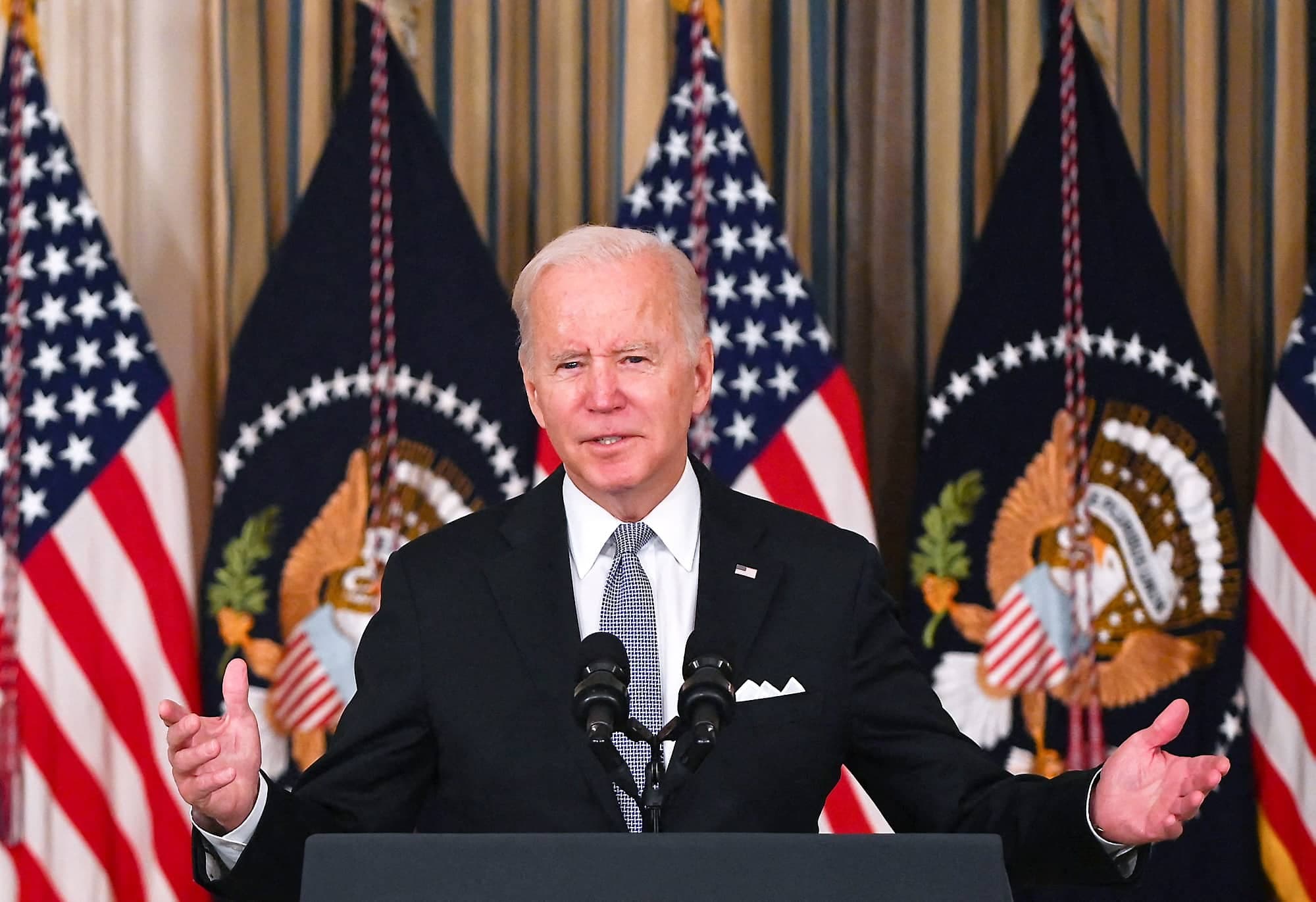 Le président des États-Unis,
Joe Biden.