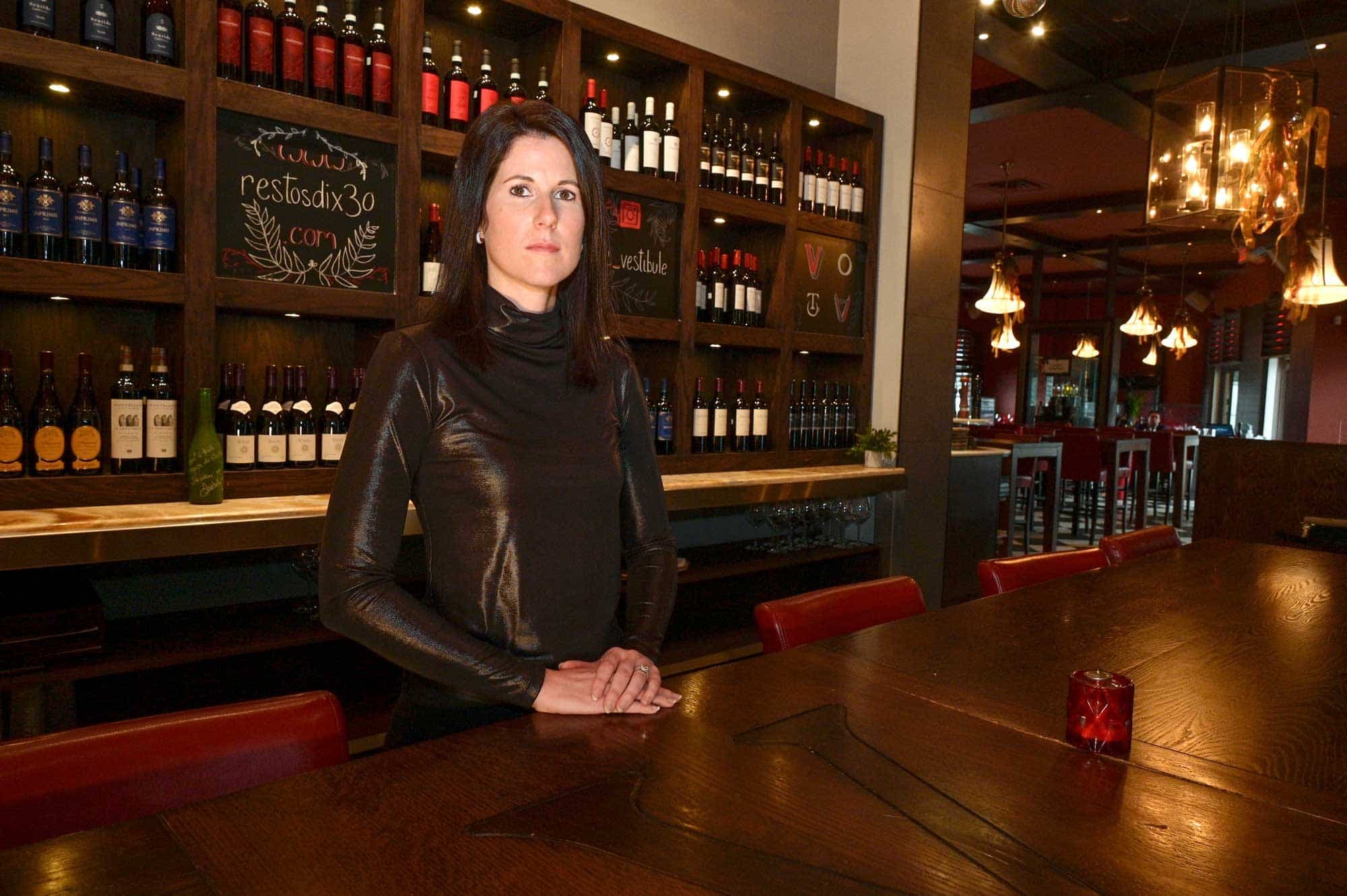 Andréanne Caron-Labonté, du groupe RestosDix30, qui possède quatre restaurants à Brossard.