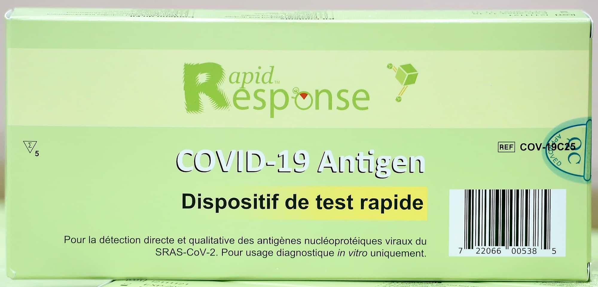 Une boîte d’autotests