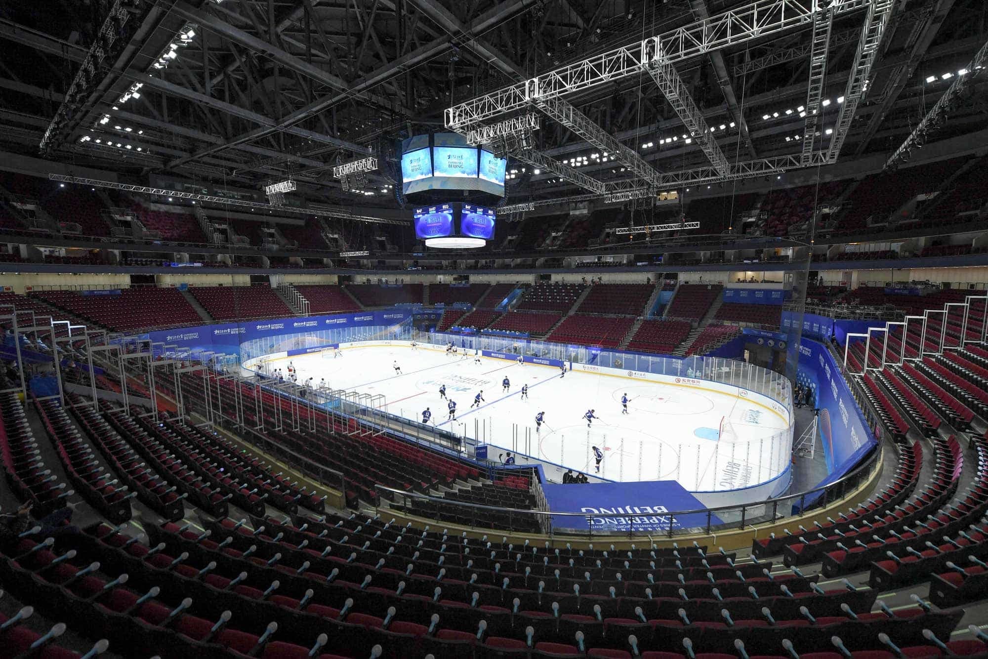 La patinoire du centre sportif Wukesong de Pékin n’accueillera pas l’élite de la Ligue nationale de hockey aux Jeux olympiques en février prochain.