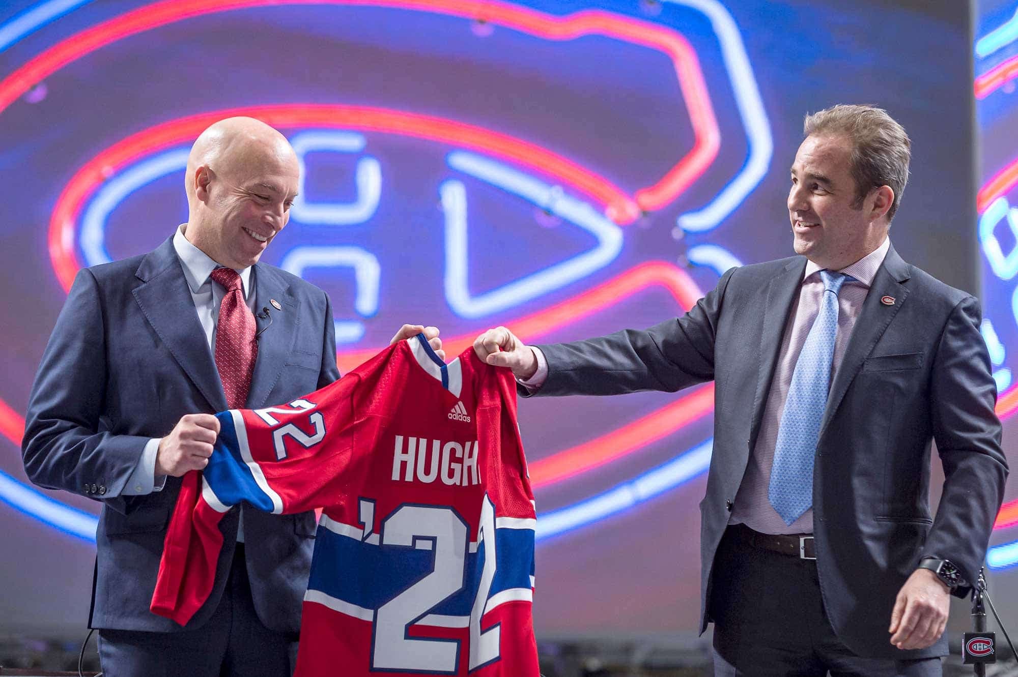 Kent Hughes et Jeff Gorton ont pris en charge une équipe chez laquelle le repêchage a fait défaut depuis 10 ans.