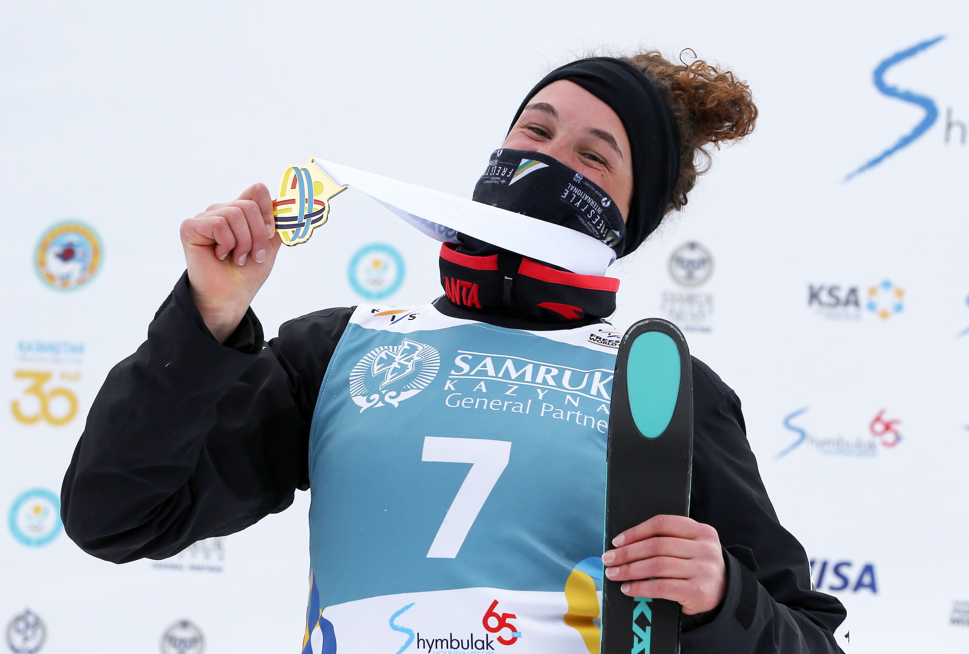 Marion Thénault a remporté l'or au Kazakhstan, en mars 2021.