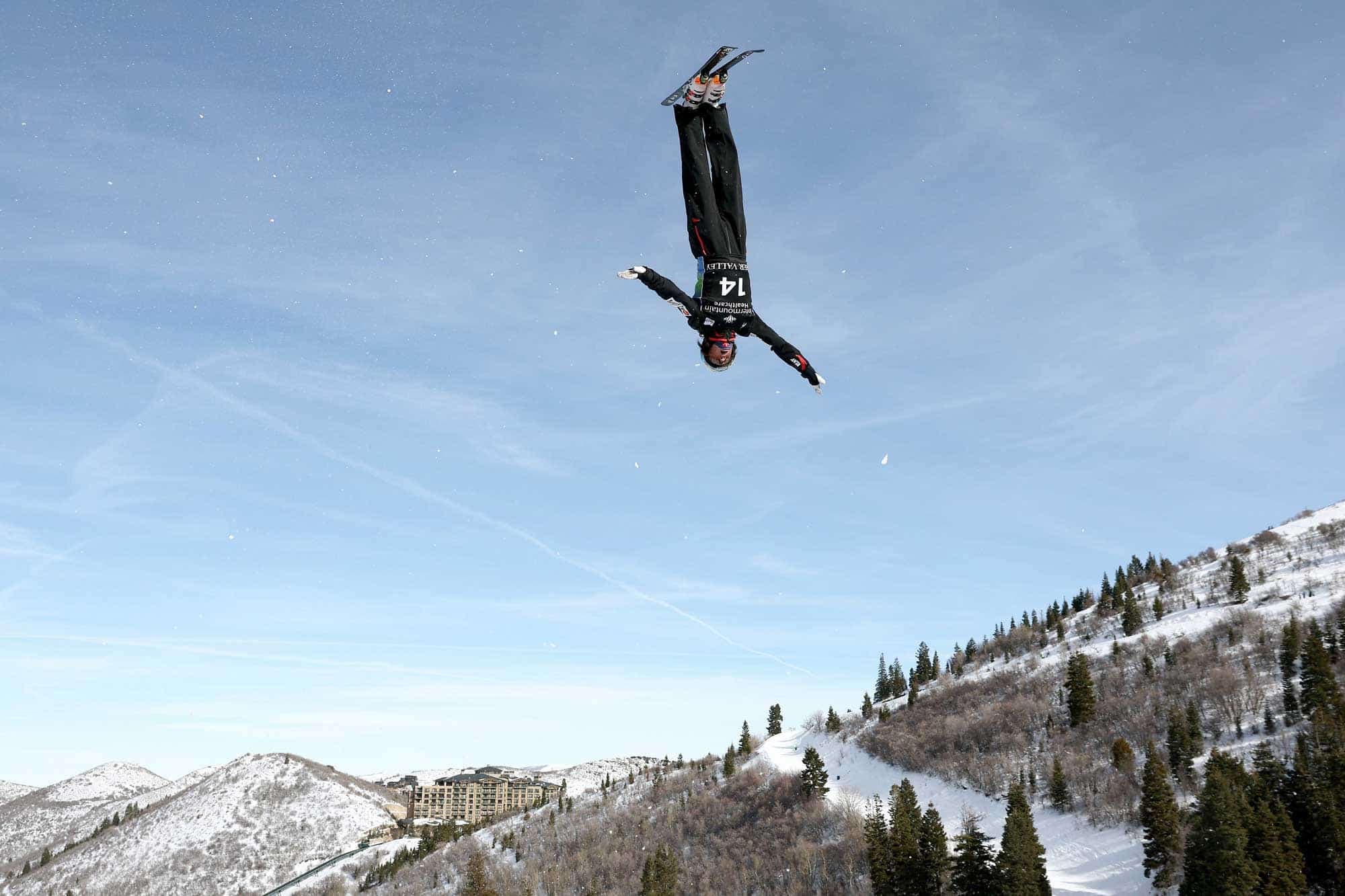 Miha Fontaine lors d’une épreuve à Deer Valley, en janvier dernier.