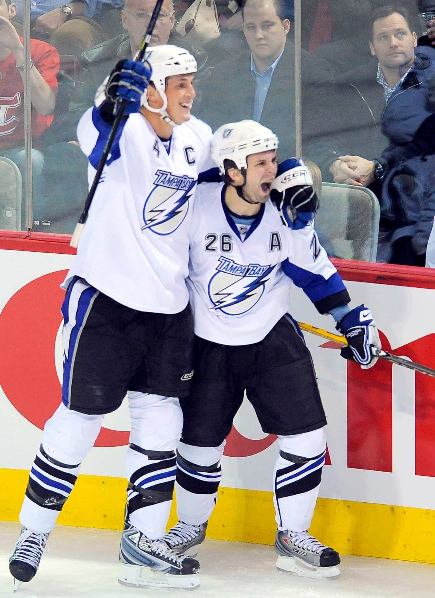 Vincent Lecavalier et Martin St-Louis ont connu des moments exaltants avec le Lightning de Tampa Bay.