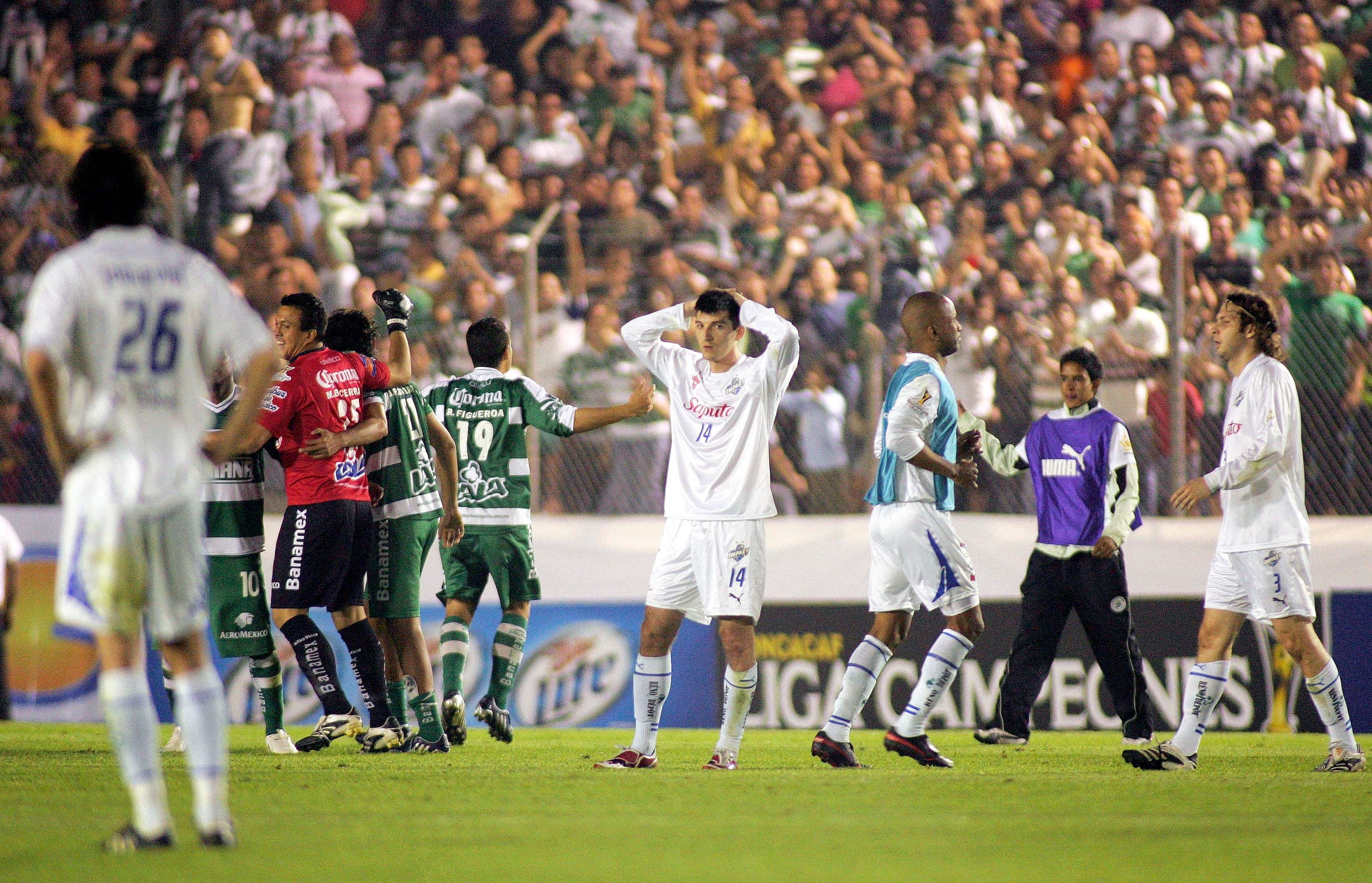 Les joueurs de l’Impact étaient sidérés au terme de leur défaite face à Santos Laguna, le 5 mars 2009.