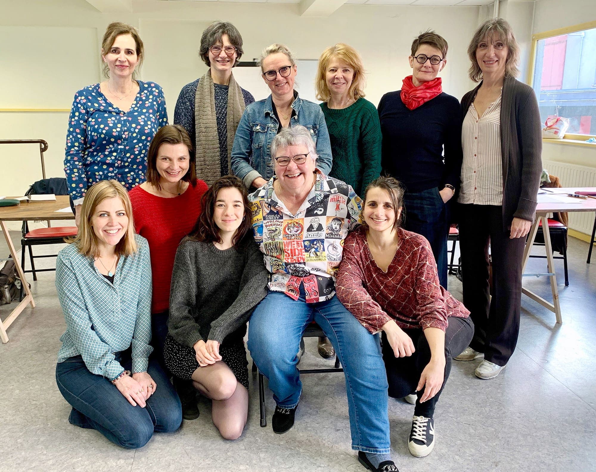 Danille Fichaud a développé des liens d’amitié avec plusieurs de ses stagiaires. Certaines reviennent chaque année pour affiner leur technique.