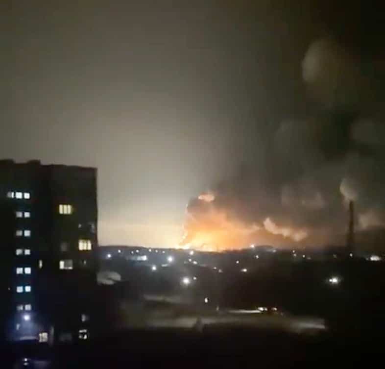 Au moins une explosion a eu lieu à Kharkiv.
