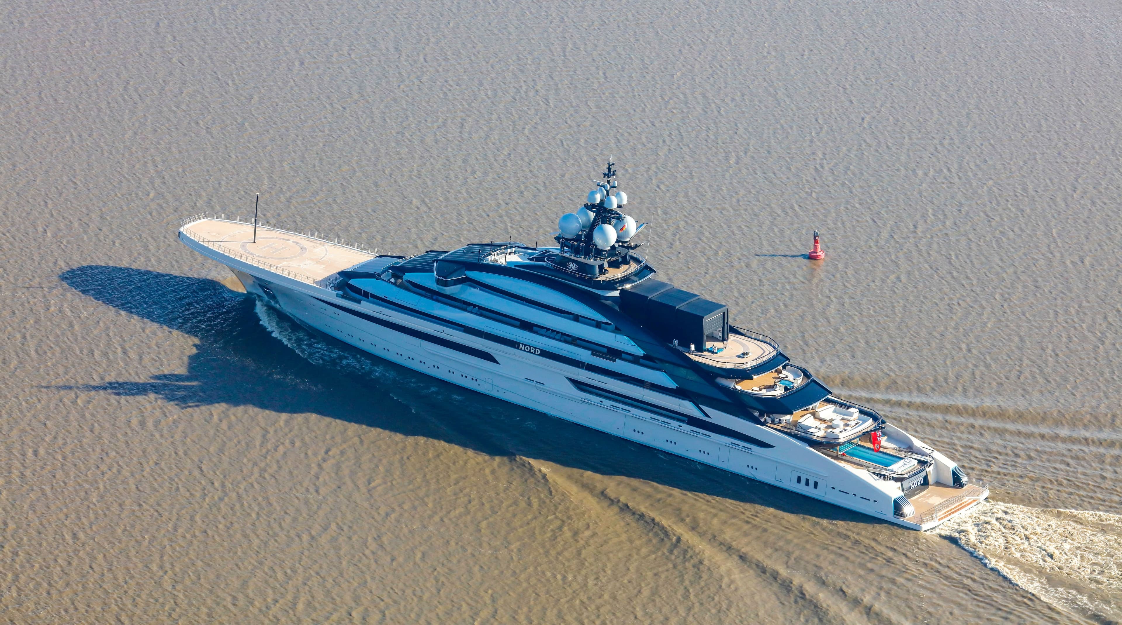 Le super yacht Nord appartenant à Alexeï Mordachov vaut plus de 500 M$ US (633 M$ canadiens). Il se trouve aux Seychelles, dans l’océan Indien, où il échappe aux sanctions européennes.