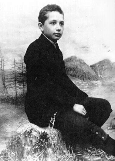 Albert Einstein adolescent.