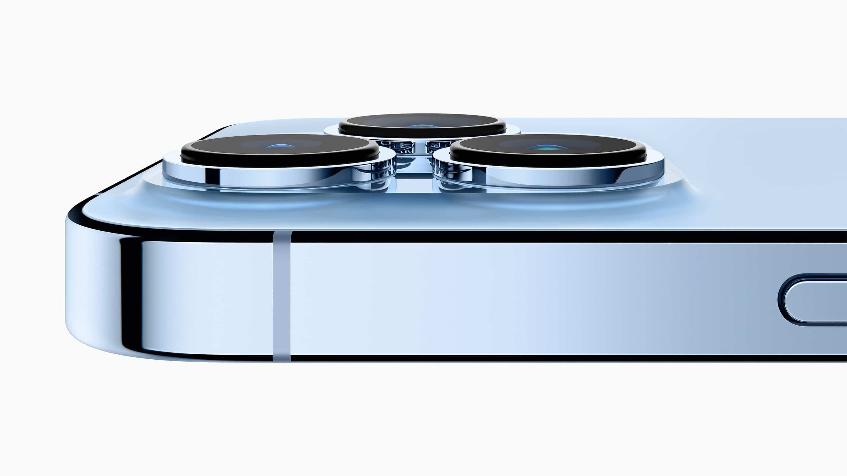 Le système à triple capteur photo du iPhone 13 Pro