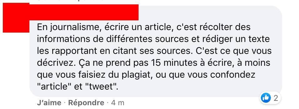 Capture d'écran / Facebook