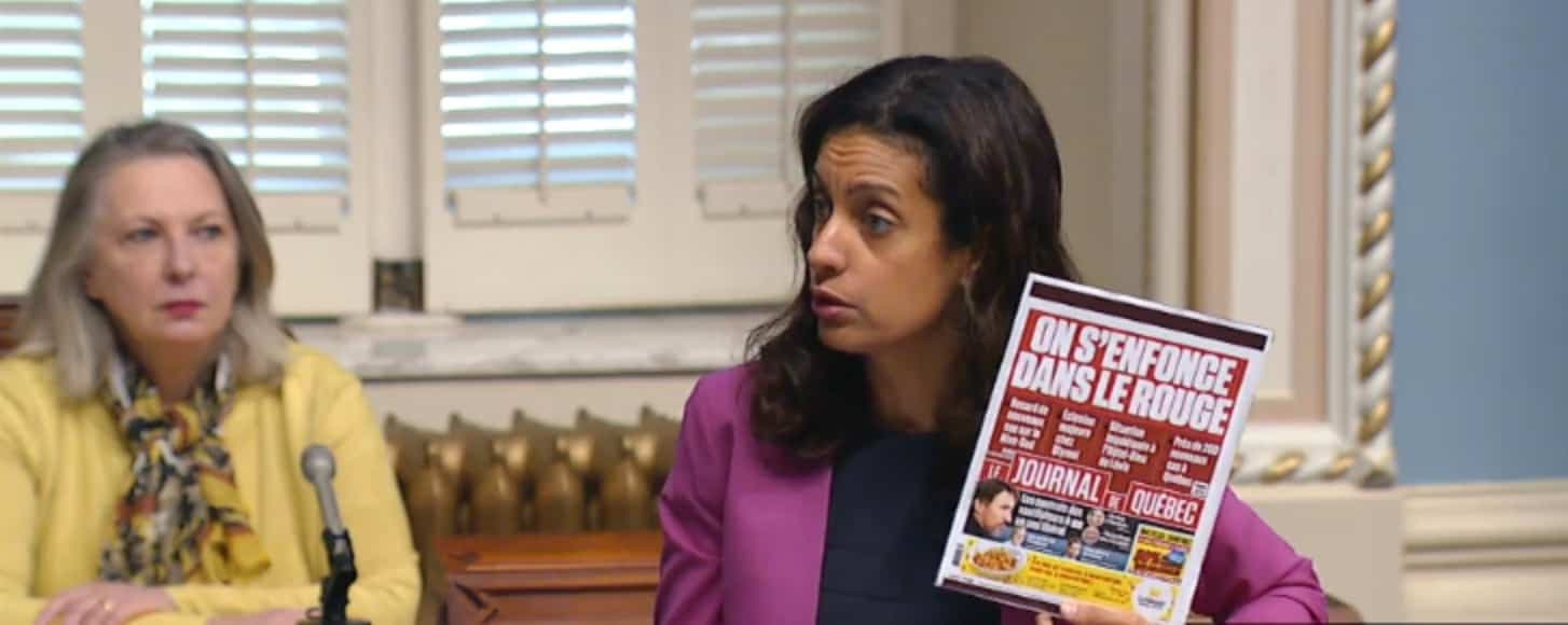 Capture d'écran, TVA Nouvelles