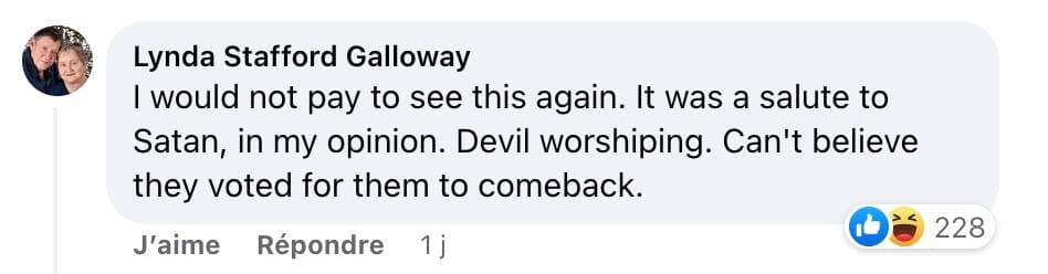 Capture d'écran / Facebook