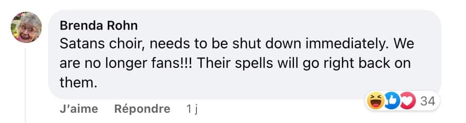 Capture d'écran / Facebook