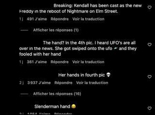 Capture d'écran Instagram